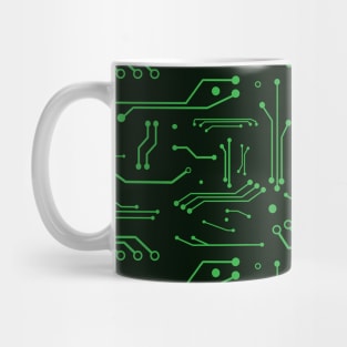 Green Circuits Mug